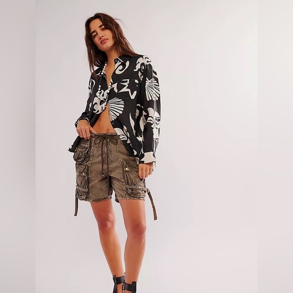 NWT Moon Bay Parachute Shorts - Picture 3 of 4